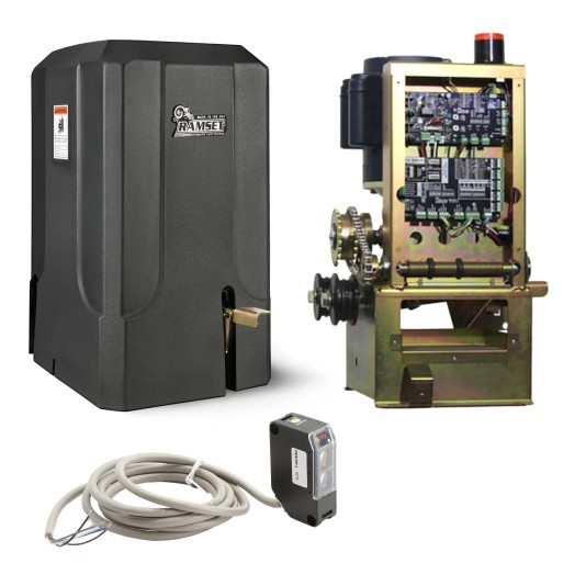 Ramset RAM-5500 DC Brushless Industrial Slide Gate Operator with Photoeyes - 800-99-04